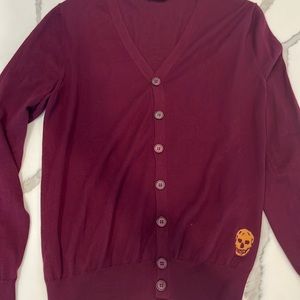 Alexander McQueen Men’s Cardigan Sweater